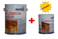 Remmers ALLZWECK LASUR - 439 Kč + Remmers ALLZWECK LASUR 0,75l v hodnotě 163 Kč ZDARMA